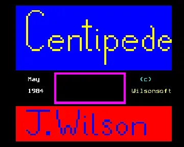 Centipede (1984)(Wilsonsoft)[CENTIPE]